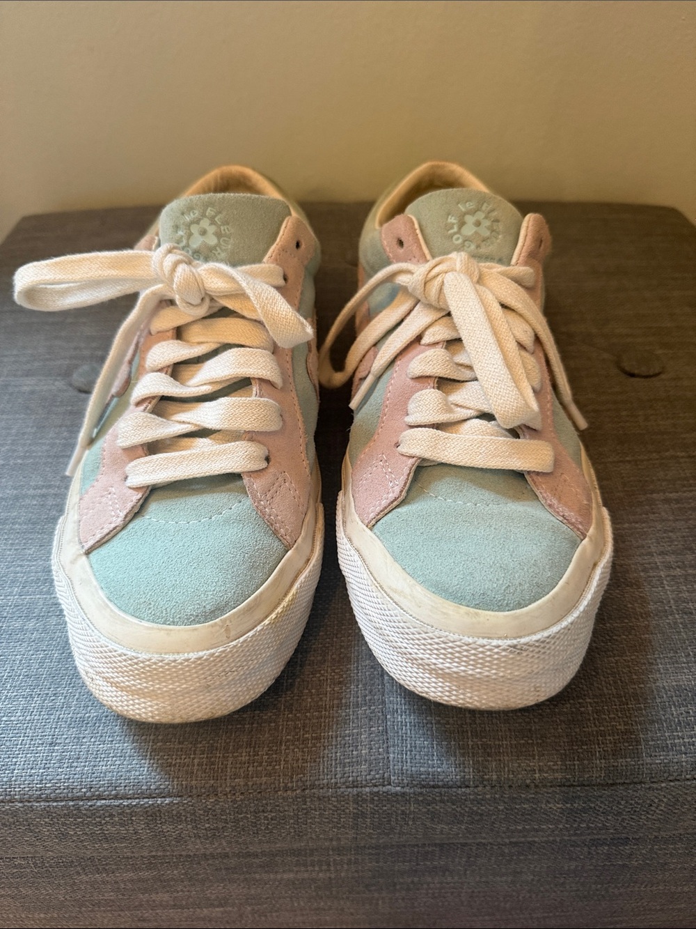 Converse One Star Tyler the Creator Golf Le Fleur Suede Sneakers Pink/Blue